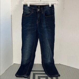 Indigo Classic Blue Jeans with Contrast Stitching